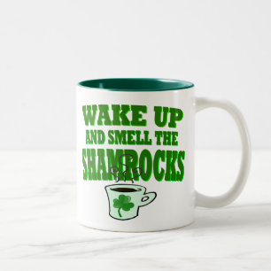 Vakna och blöta Shamrock Mugg