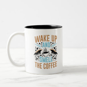 Vakna och blötlägga kaffe Mugg