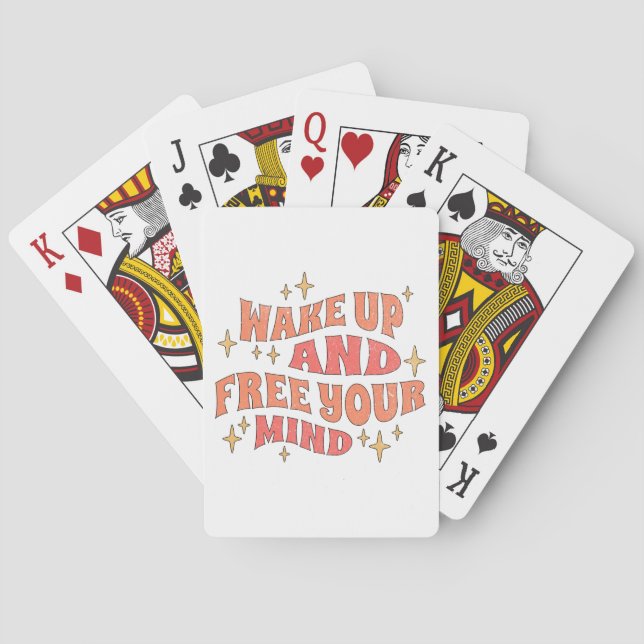 Vakna och frigör ditt sinne casinokort (Baksidan)