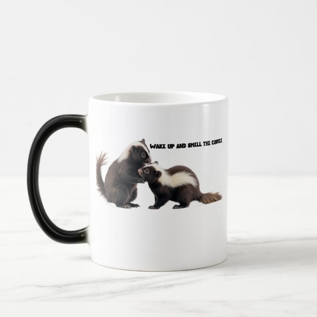 VAKNA OCH LUKTA KAFFET MAGISK MUGG (Vänster)