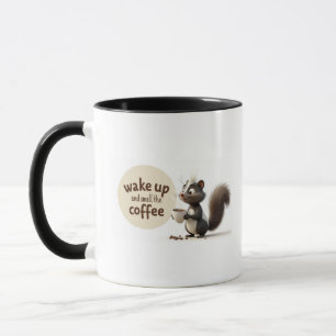 vakna och lukta på kaffet mugg