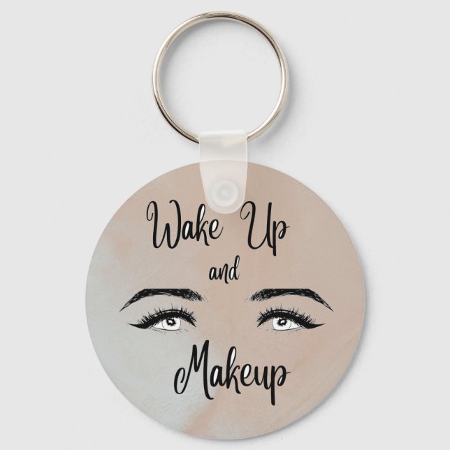 Vakna och makeup nyckelring (Framsida)