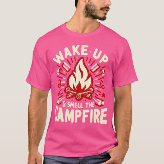 Vakna och såll Campfire Camping T Shirt