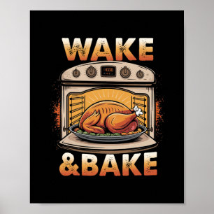 Vakna Och Sourdough Roligt K Meme Tacksgiving Poster