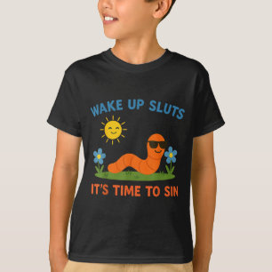 Vakna S Det Är Dags Att Sunda Rolig Vuxen Humor Ma T Shirt