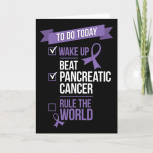 Vakna Slå Buk Pankreascancer Regera Världen Kort