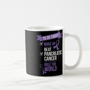 Vakna Slå Bukspottskörtelcancer Regera Världen Kaffemugg
