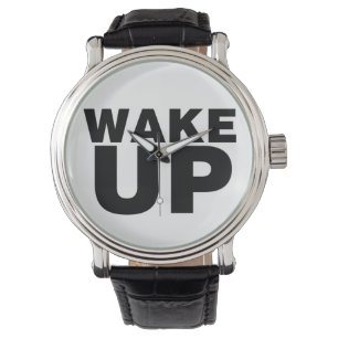 Vakna svart armbandsur