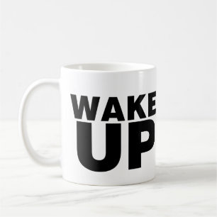 Vakna svart kaffemugg