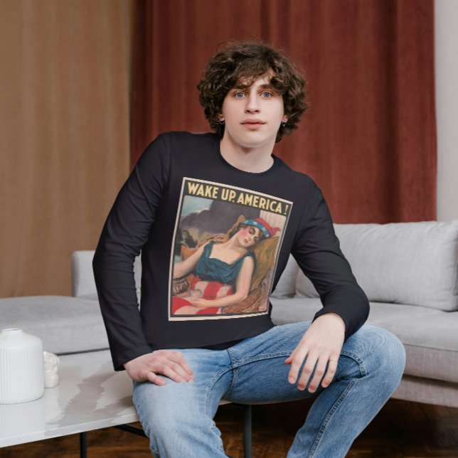 Vakna upp Amerika Manar T Shirt (Skapare uppladdad)
