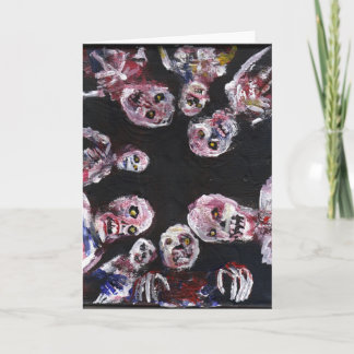 "Vakna upp dött" hälsningskort per jack larson Helgkort