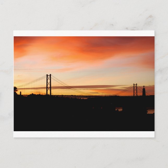 Vakna upp Lissabon! Vykort (Framsida)