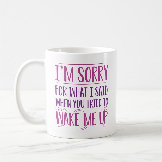 Vakna upp mig kaffemugg (Vänster)