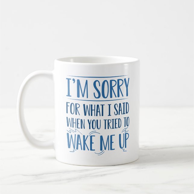 Vakna upp mig kaffemugg (Vänster)