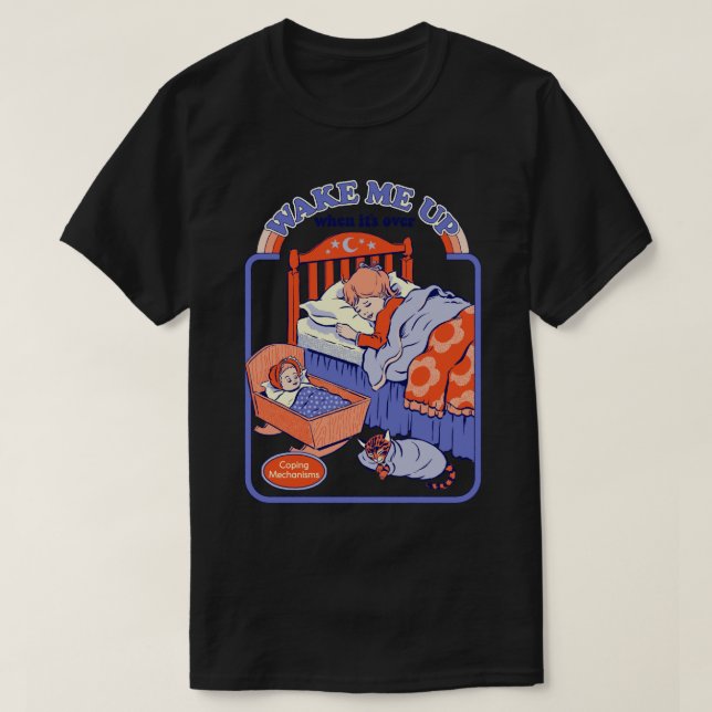 Vakna upp mig t shirt (Design framsida)