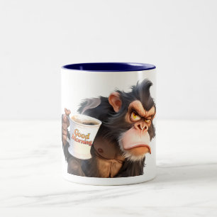 Vakna upp och gå upp: Bra Morgonkaffe! Två-Tonad Mugg