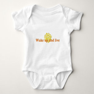 Vakna upp och live t shirt