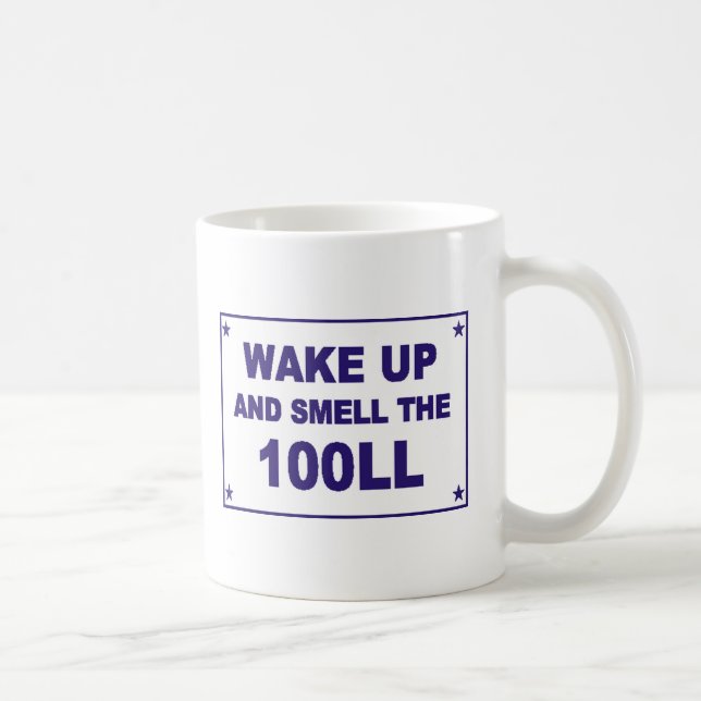 Vakna upp och lukta 100LLen Kaffemugg (Höger)