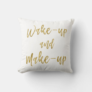 Vakna upp och skapa inspirationsoffert kudde