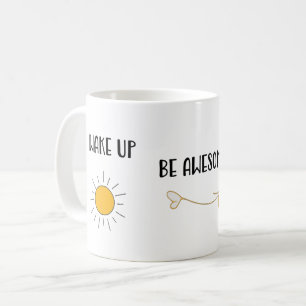 Vakna upp om Fantastisk upprepas Lycklig morgon Kaffemugg