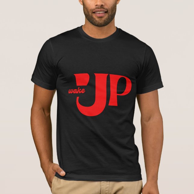 vakna upp t shirt (Framsida)