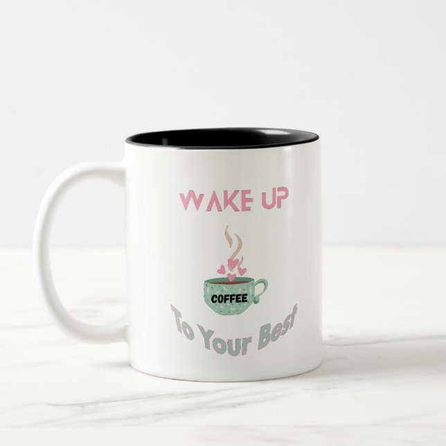 Vakna upp till din bästa kaffe Mugg 😊 ☕️ (Vänster)