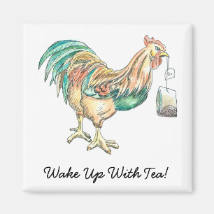 Vakna WIth Tea Magnet