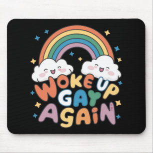 Vaknade Gay Igen HBTQ-prismånaden Groovy Musmatta