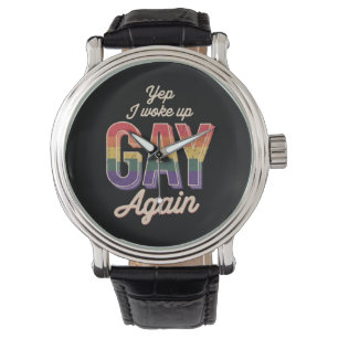 Vaknade Gay Pride Regnbåge Queer Gay CSD-fest LGBT Armbandsur