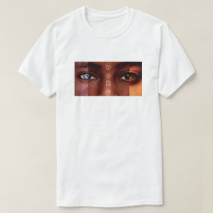 vaknade.Vitt T Shirt