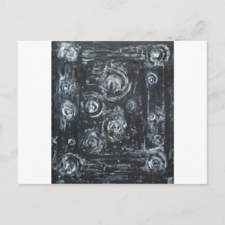 Vaknar av virvlar (abstrakt expressionism) vykort