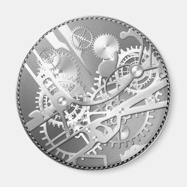 Vakörugnar av ångsteampunk magnet (Framsidan)