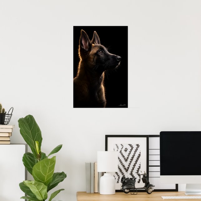Vaksam väktare poster (Hemmakontoret)