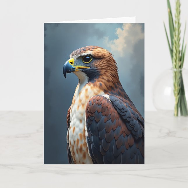 Vaksamma faders dag Raptor-kort Kort (Framsida)