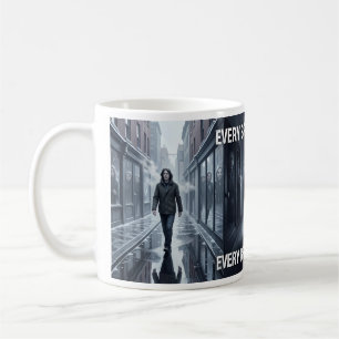 Vaksamma Skuggor Urban Noir Mysterie Art Mugg