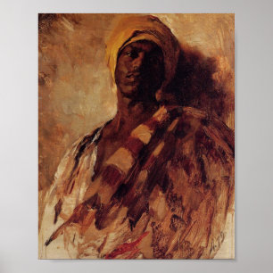 Vakt av haremen vid Duveneck Poster