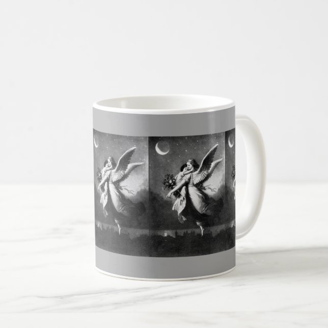 Väktarängel på natten  kaffemugg (Framsida höger)