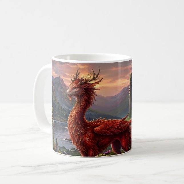Vaktare av de gamla keltiska rikena kaffemugg (Framsida vänster)