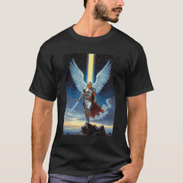 Väktare av den himmelska porten Ärkeängel Mikael T Shirt