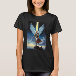 Väktare av den himmelska porten Ärkeängel Mikael T Shirt