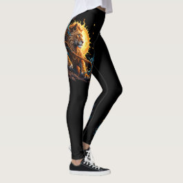 Vaktare av det solära tröskeln – Lejonet av balans Leggings