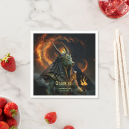 Väktare av efterlivet – Anubis.   Pappersservett