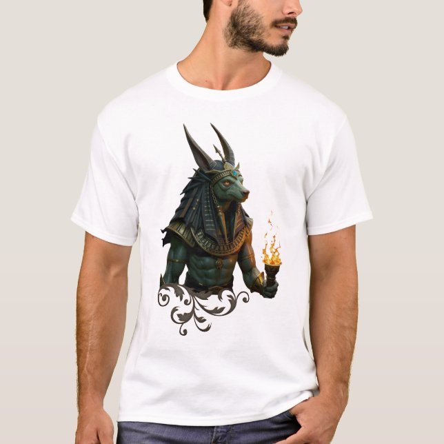 Väktare av efterlivet – Anubis.  T Shirt (Framsida)
