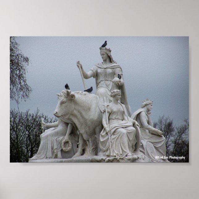 Väktare av Europa under Londons himmel Poster (Framsidan)