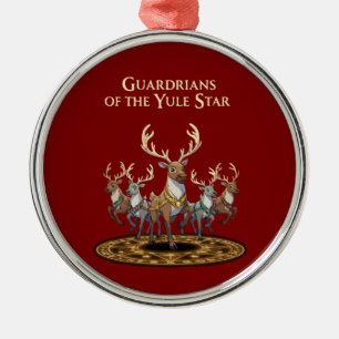 Väktare av Julstjärnans Magiska Fantasirenar Julgransprydnad Metall