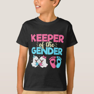 Vaktare Av Kön Pumpa Halloween Bebis Kön T Shirt