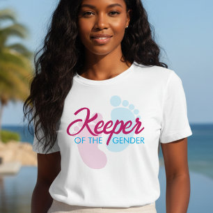 Vaktare av könsavtryck Baby Shower T Shirt