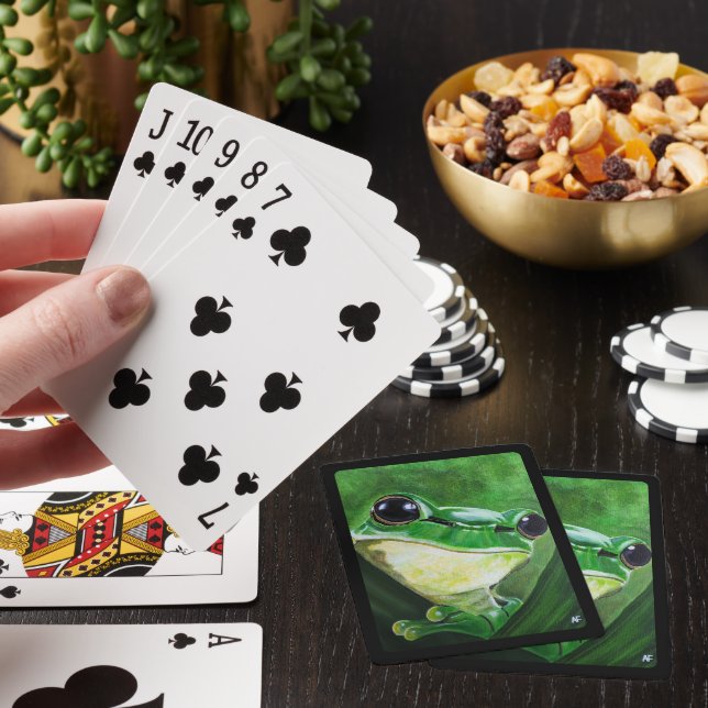 Vaktare av vatten Målning av Alfred Fox Casinokort (På plats)