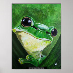 Väktare av vatten Målning av Alfred Fox Poster