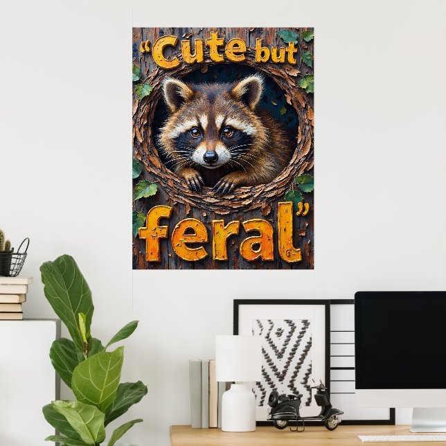 Väktare: Raccoons Perch Poster (Hemmakontoret)